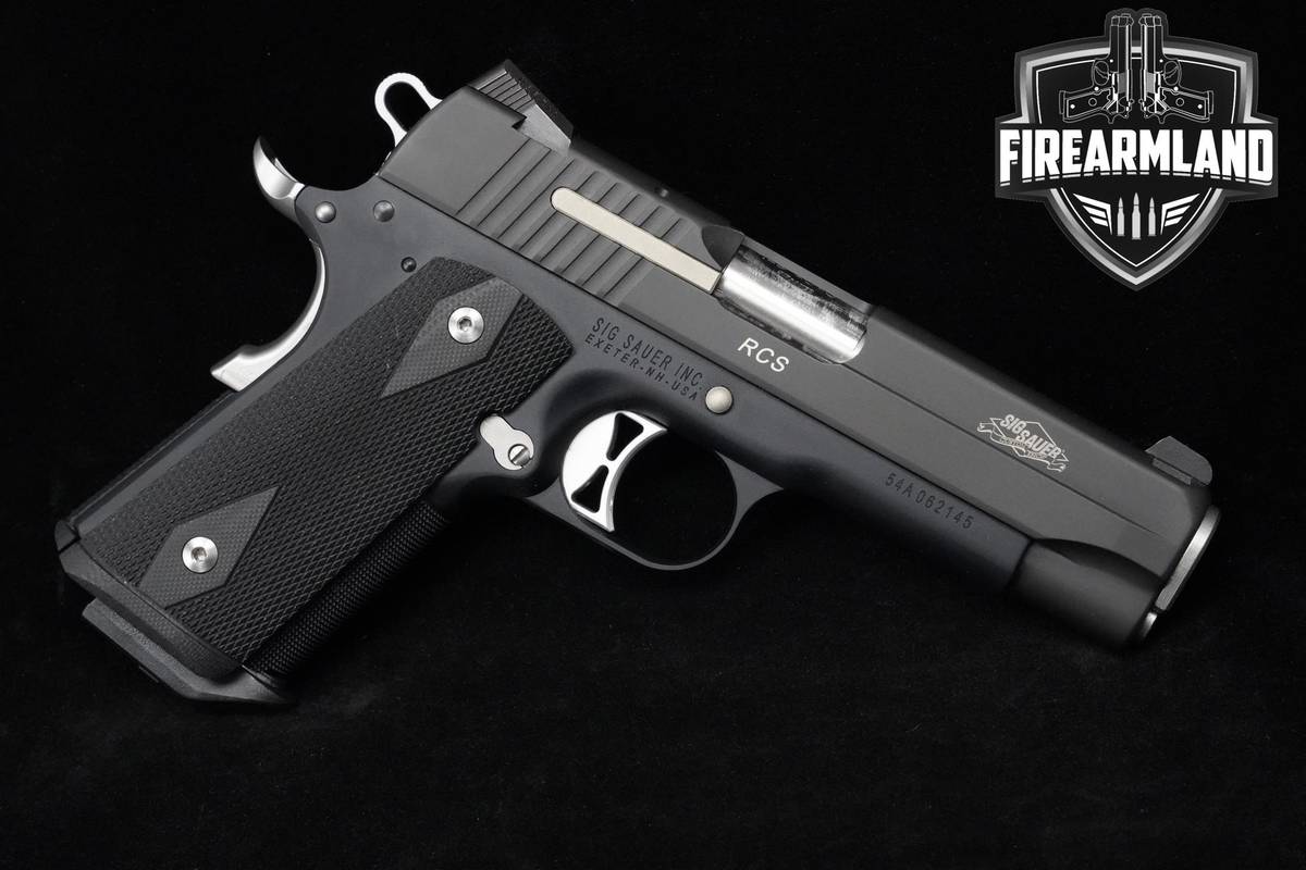 Sig Sauer 1911 RCS 45 ACP 4.25" Sig-Sauer-1911-RCS 2 MAGS & ORIG CASE