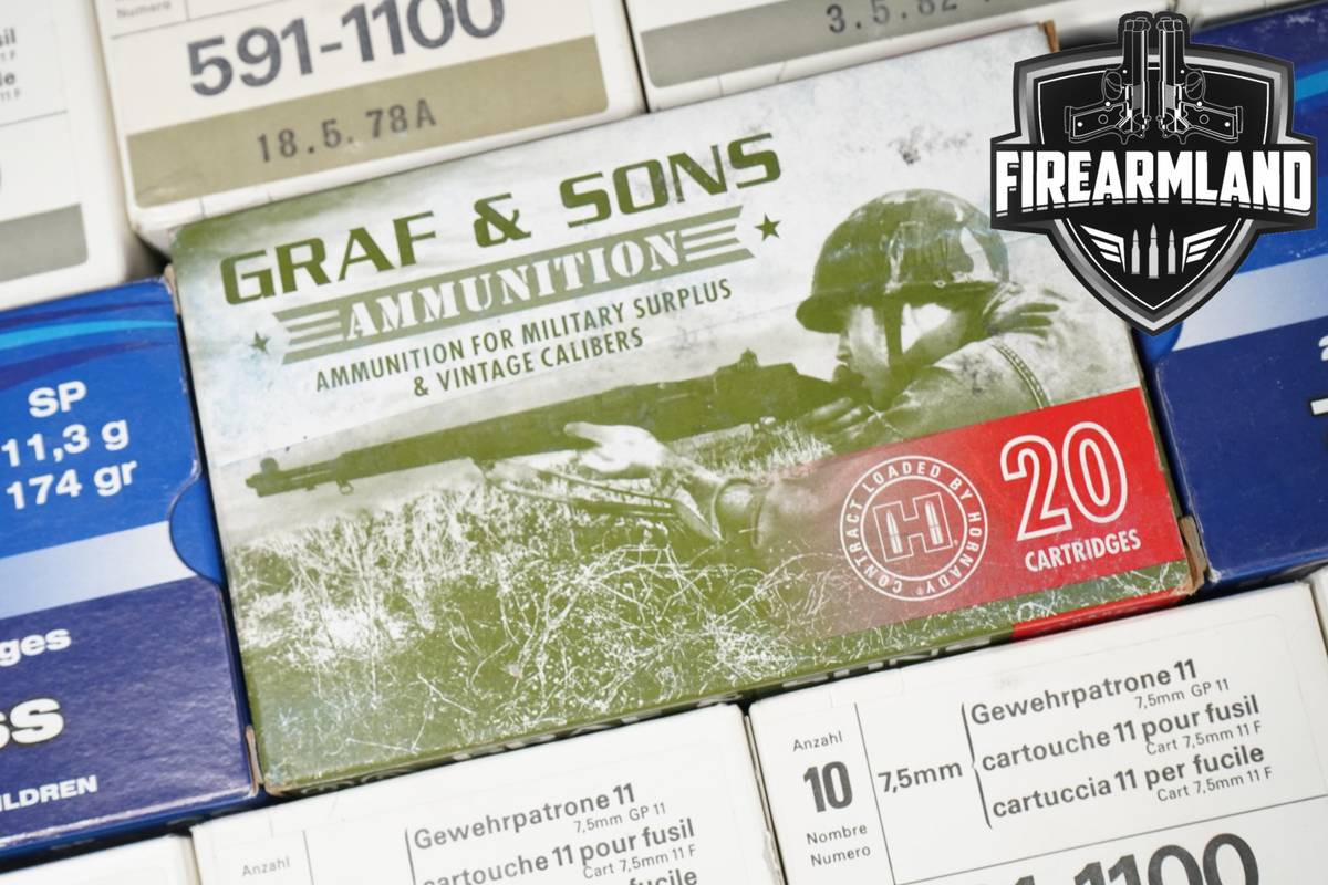 150 RDS! 7.5x55mm Swiss Ammo Ammunition
