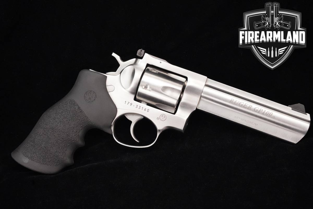 Ruger GP100 Davidson's Exclusive 357-Magnum 5" Stainless GP-100 +ORIG CASE
