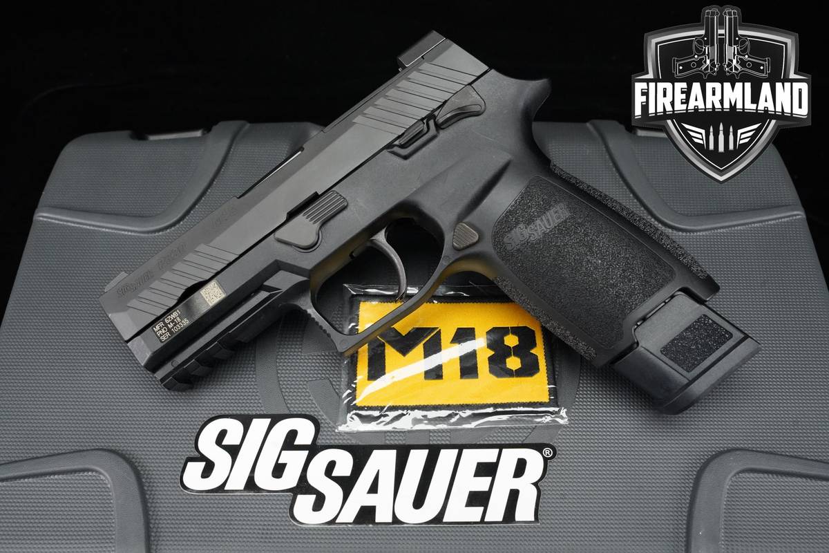 Sig Sauer P320 M18 Manual Safety 9mm 3.9" P-320 M-18 +5 MAGS & ORIG CASE