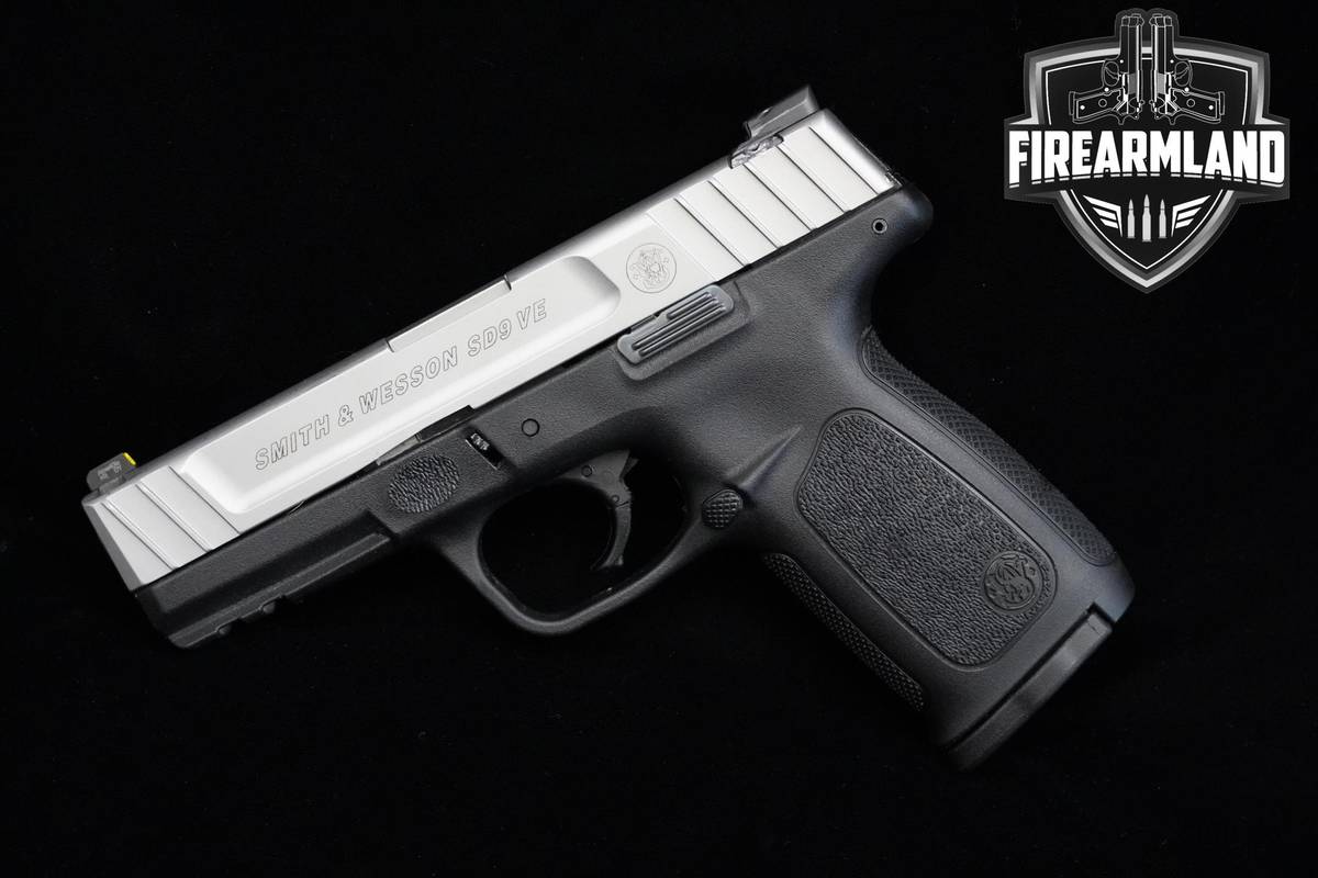 Smith & Wesson (S&W) SD9 VE 9mm Stainless Steel S&W-SD9 +4 MAGS & ORIG BOX