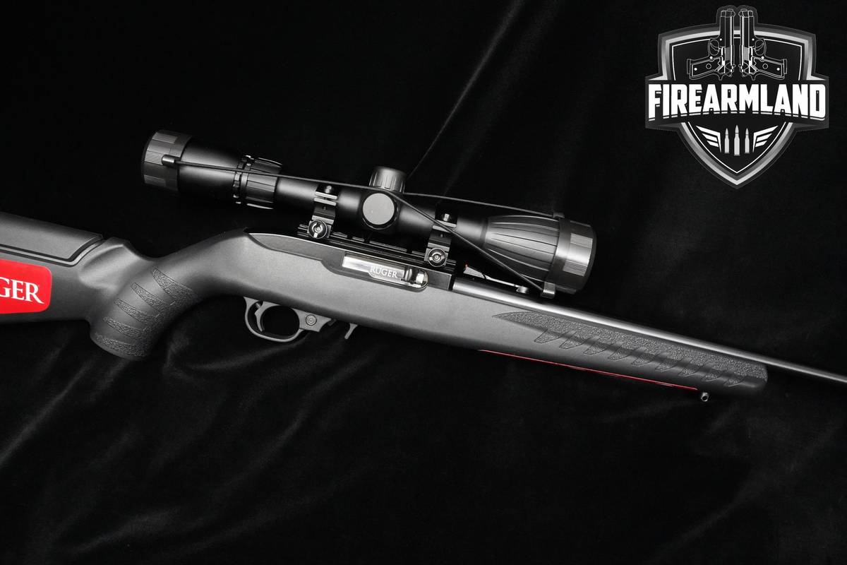 LIKE-NEW Ruger Model 10/22 22LR 16" Blued Ruger 10/22 10-22 +2 MAGS & OPTIC