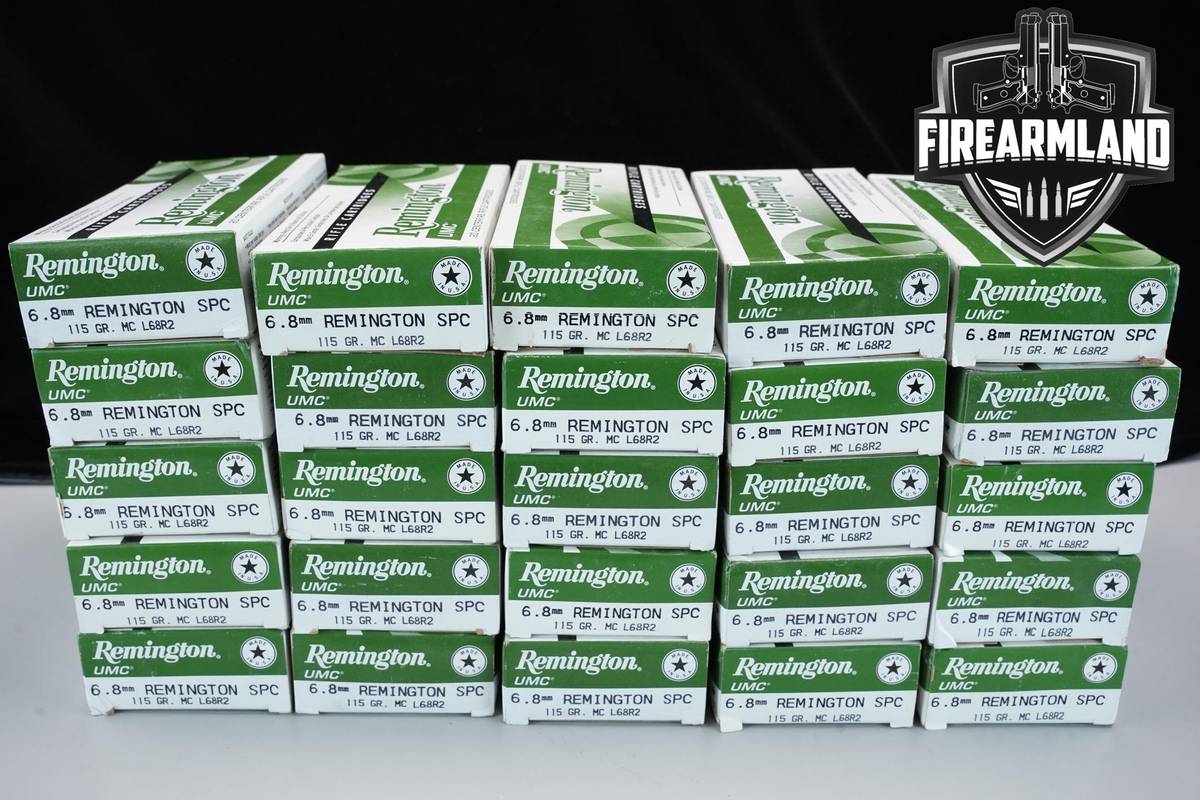 500 RDS! 6.8 Rem Spc Ammo
