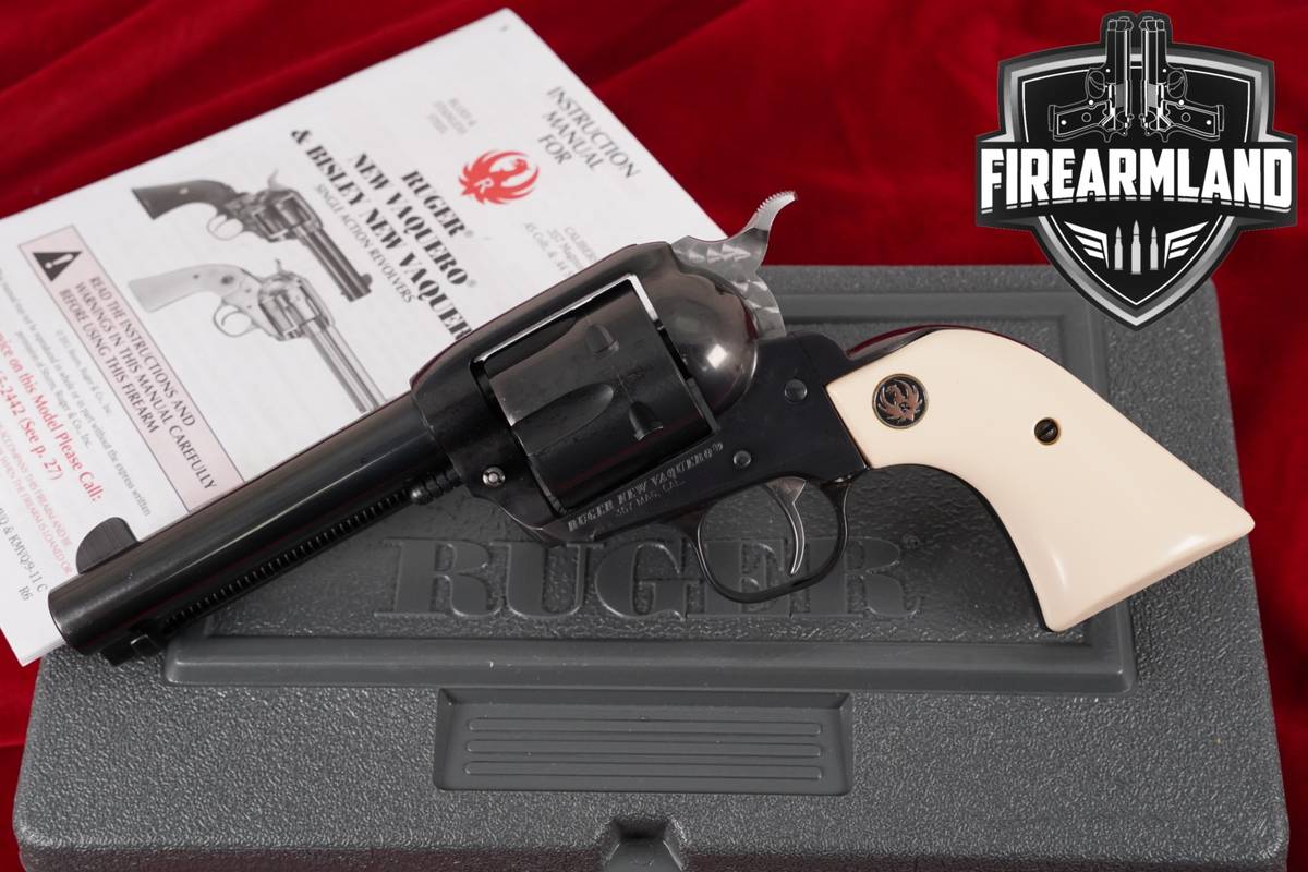 Ruger New Vaquero 357 Magnum 4.62" Blued +ORIG BOX