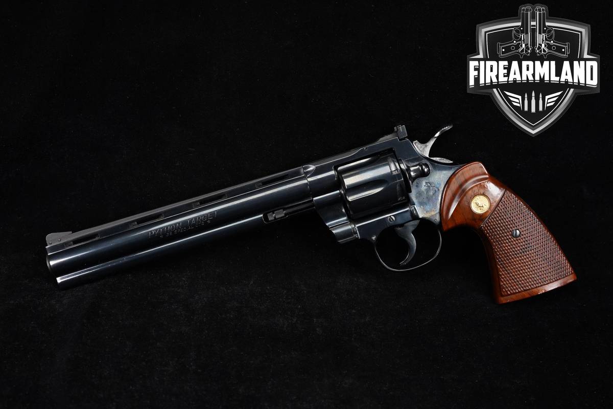 VINTAGE 1980 Colt Python Target 38 Special 8" Blued Full-Lug RARE