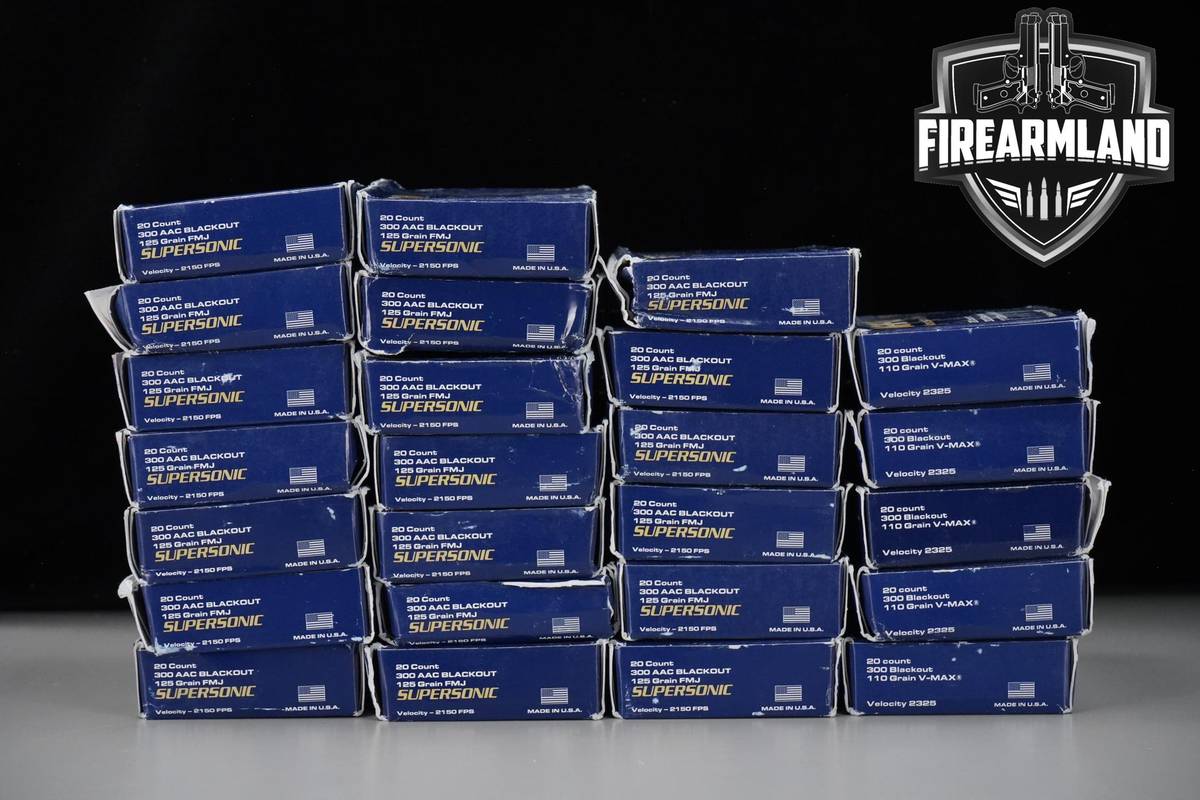 500 RDS! 300 Blackout Ammo BLK-AAC