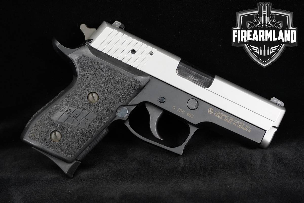 Sig Sauer P220 Compact 45ACP 3.9" Two-Tone P-220 +2 MAGS & ORIG CASE