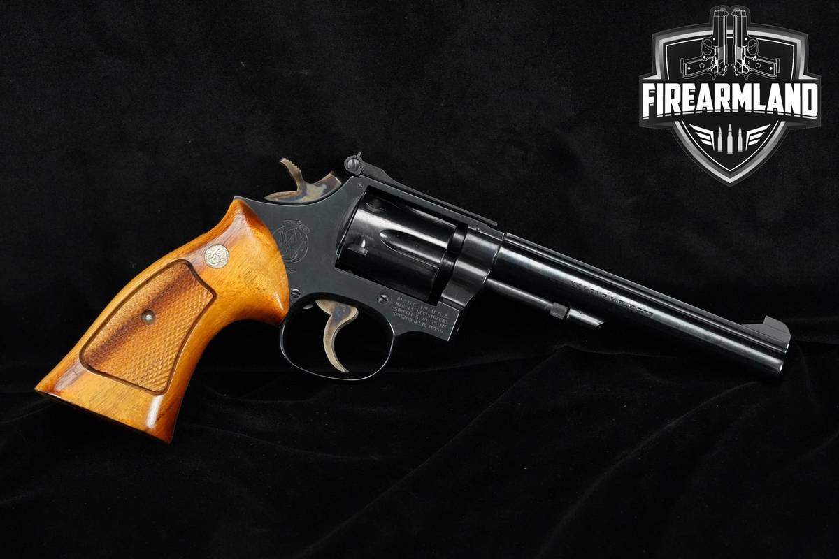1978 Smith & Wesson (S&W) Model 17-4 K-22 Masterpiece 22LR 6" S&W 17-4 K22