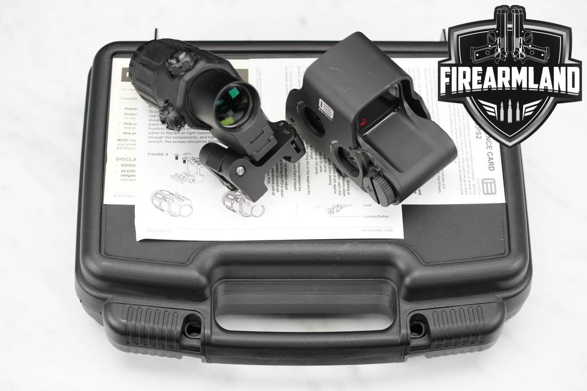 EOTECH HHS II Holographic 2-Dot Speed Ring Reticle 3x Magnification +CASE