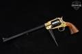 1995 F.lli Pietta Model 1858 Remington New Army Target Buffalo .44 BPM (Black Powder) Blued/Case Hardened/Brass in Good Condition Image 2