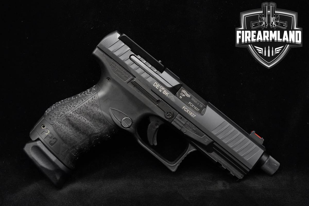 Walther PPQ Q4 TAC M2 9mm Walther Holosun Footprint PPQ +4 MAGS & ORIG CASE