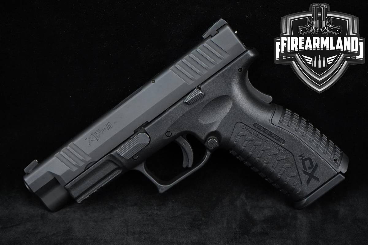 HOME-DEFENSE Springfield Armory XD-M 9mm 4.5" XDM +ORIG CASE & HOLSTER