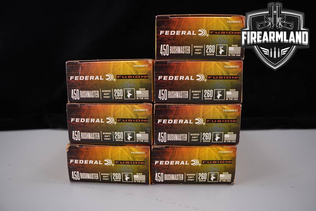 140 RDS! 450 Bushmaster Ammo 450-Bushmaster