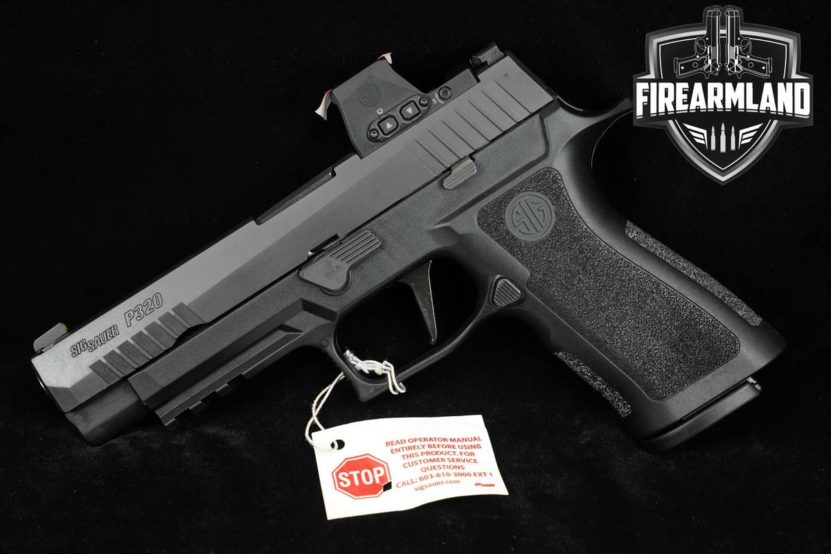 LIKE-NEW Sig Sauer P320 XSeries FULL 9mm 4.7" +3 MAGS, ORIG CASE & ROMEO-X