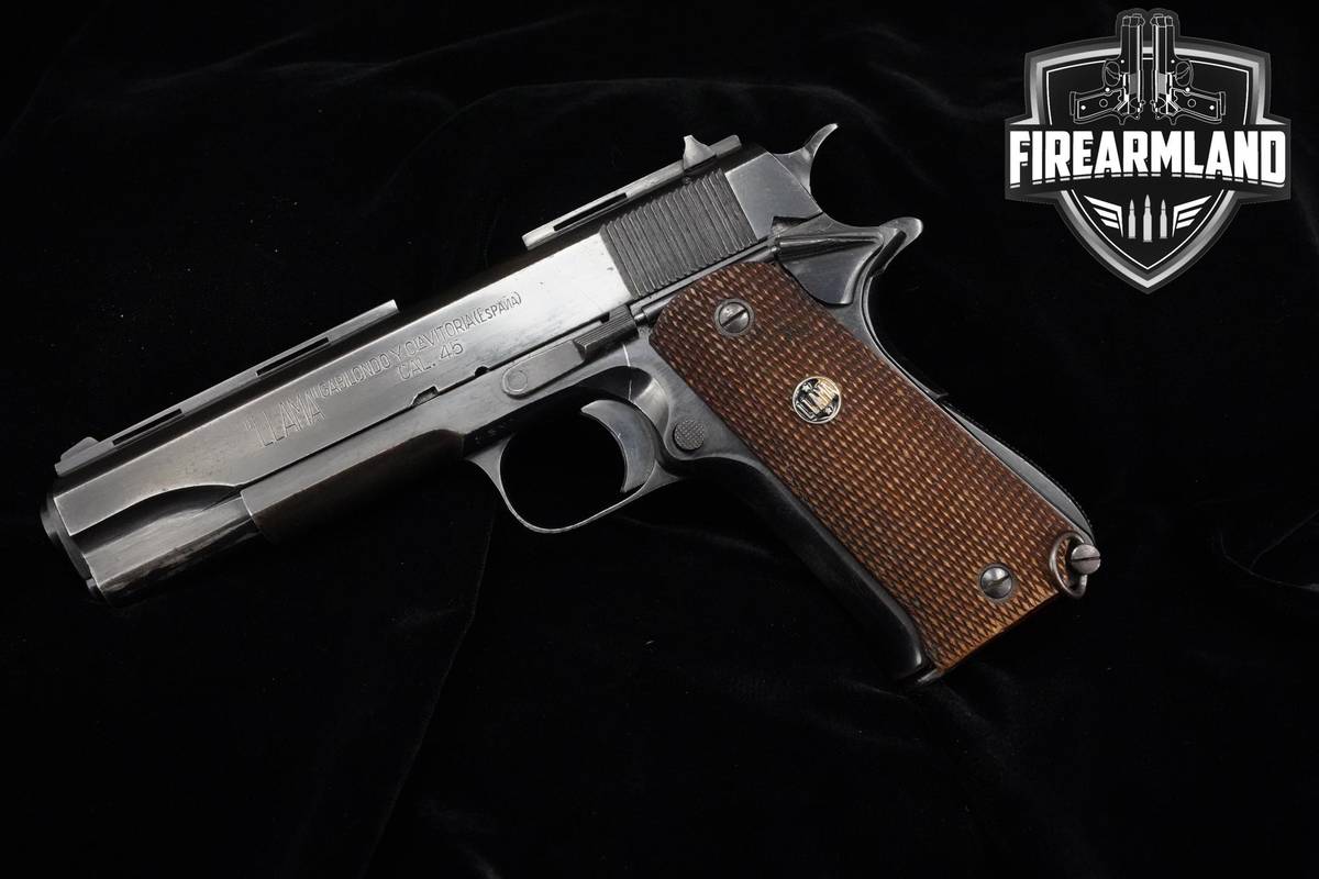 1968 Llama Especial IXA 45 ACP 1911 5" Blued Llama-Especial 1911 M1911