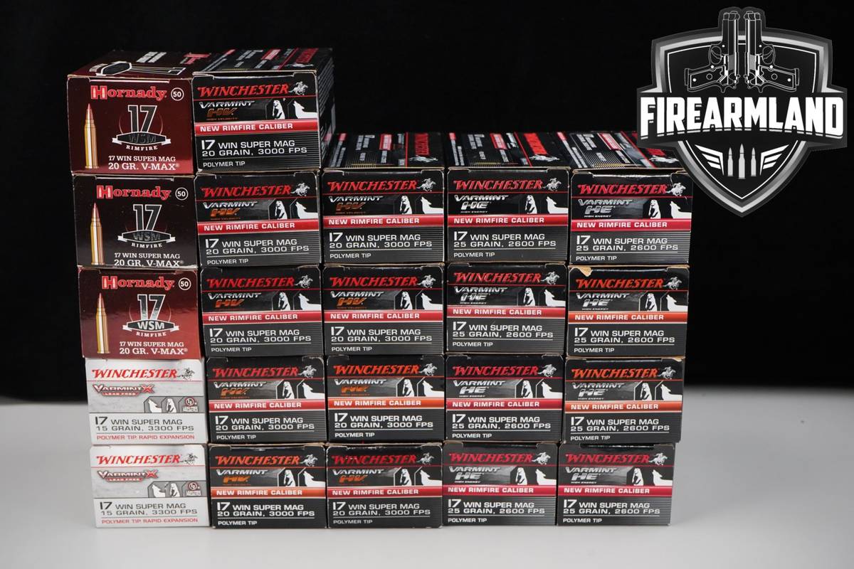 1100 RDS! 17 WSM Winchester Super Mag Ammo