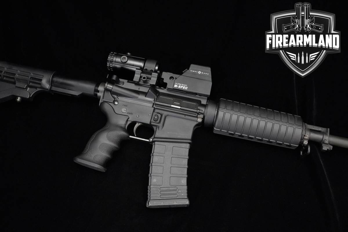 Bushmaster XM15-E2S 5.56 NATO 16" XM15-AR-15 AR15 E2S XM-15 +2 MAGS & OPTIC
