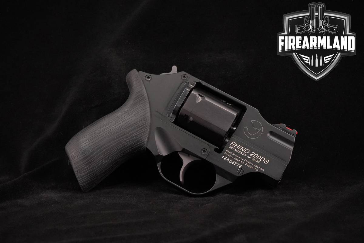 SNUB-NOSE Chiappa Firearms Rhino 200DS 357 Magnum 2" Black 200-DS DA/SA