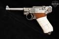1993 Mitchell Arms American Eagle 9mm Luger Stainless in Fair Condition Image 4