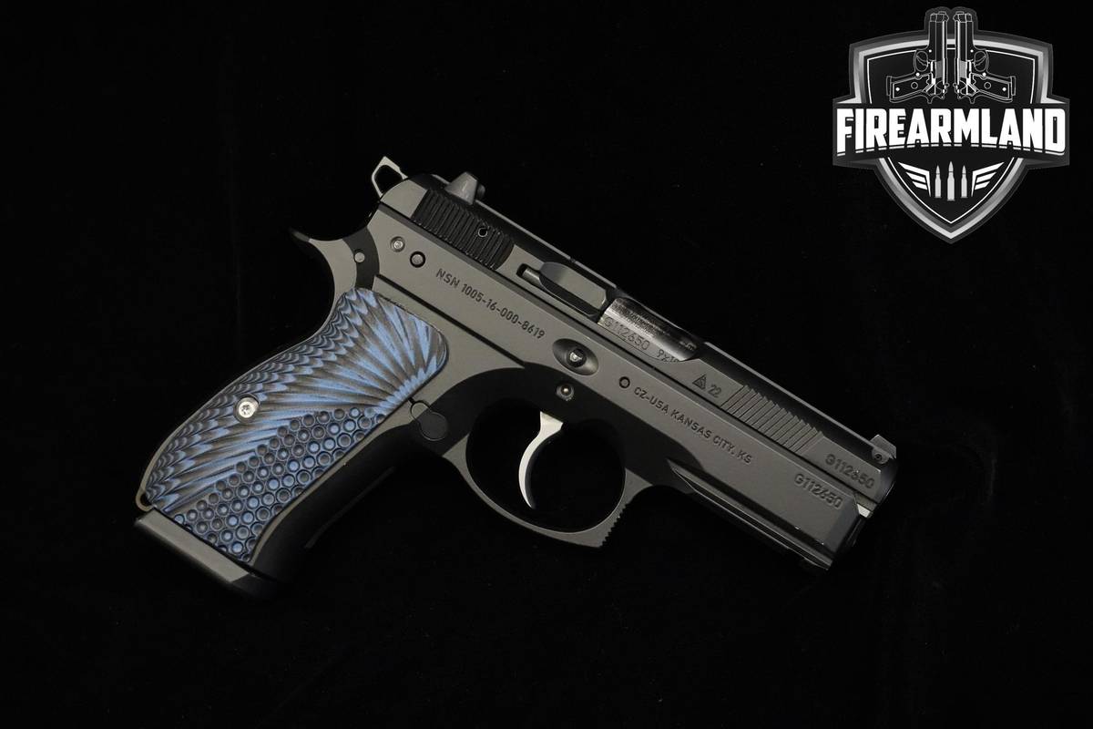 CZ 75 P-01 9mm 3.75" CZ Cajun Gun Works CGW +5 MAGS & ORIG CASE