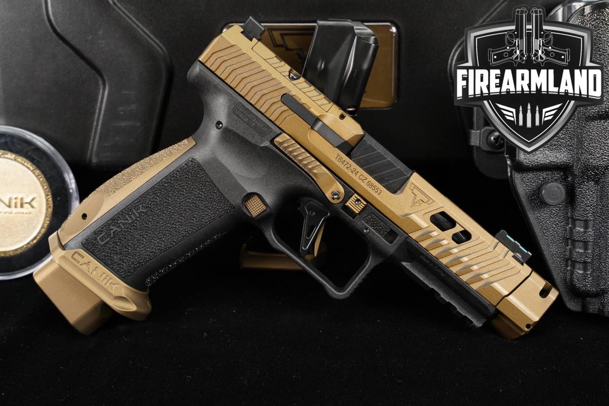 Canik TTI Combat 9mm Optics-Ready Bronze +2 MAGS, ORIG CASE, HOLSTER