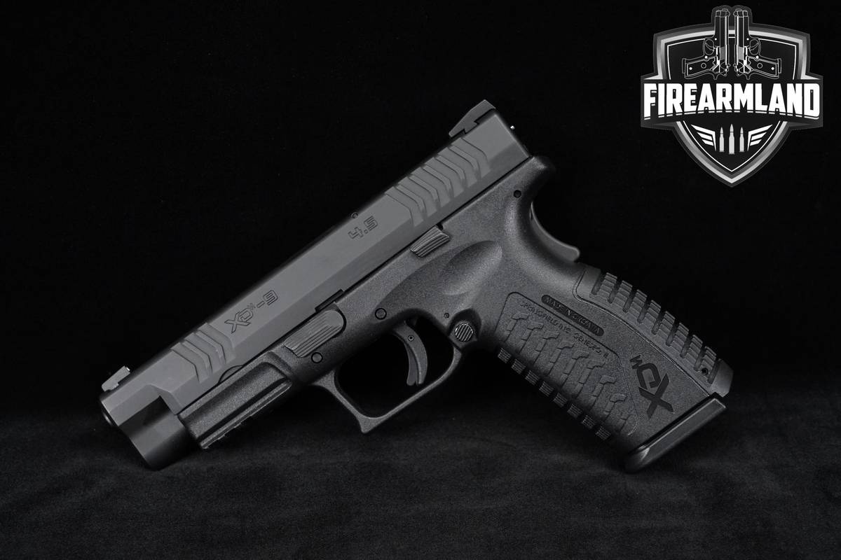 GEAR PACK ! Springfield Armory XD-M 4.5 Full-Size 9mm 4.5" 2 MAGS & OG CASE
