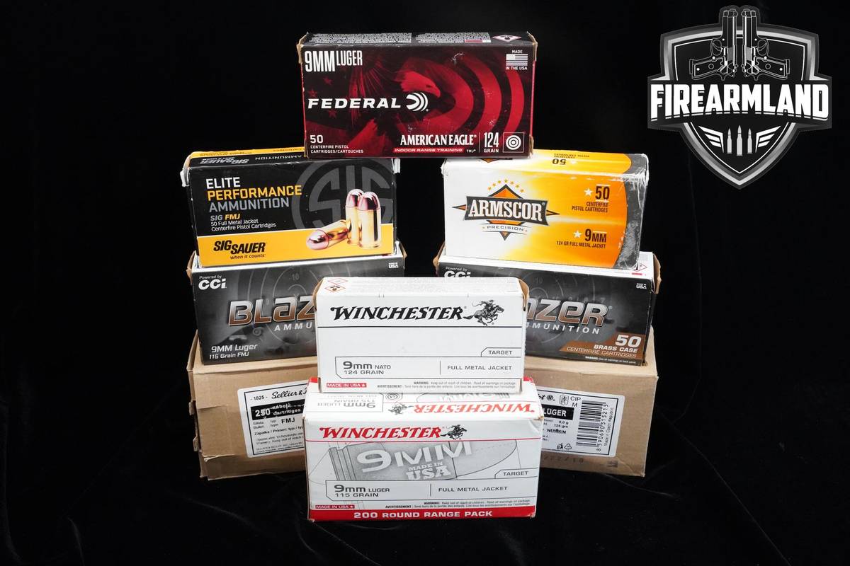 9mm Ammo 9 Ammo 1000 Rounds
