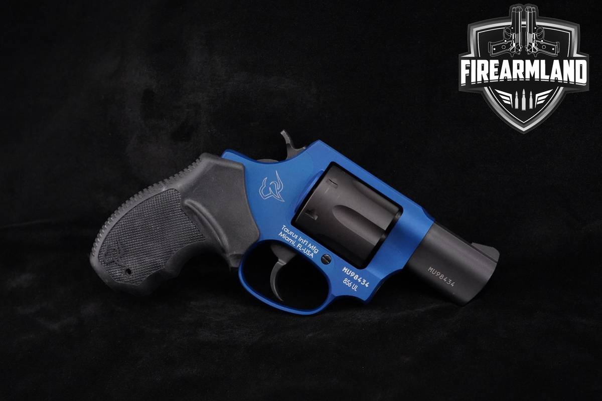 Taurus 856 Ultra-Lite 38-Special 2" Two-Tone Blue & Black DA/SA