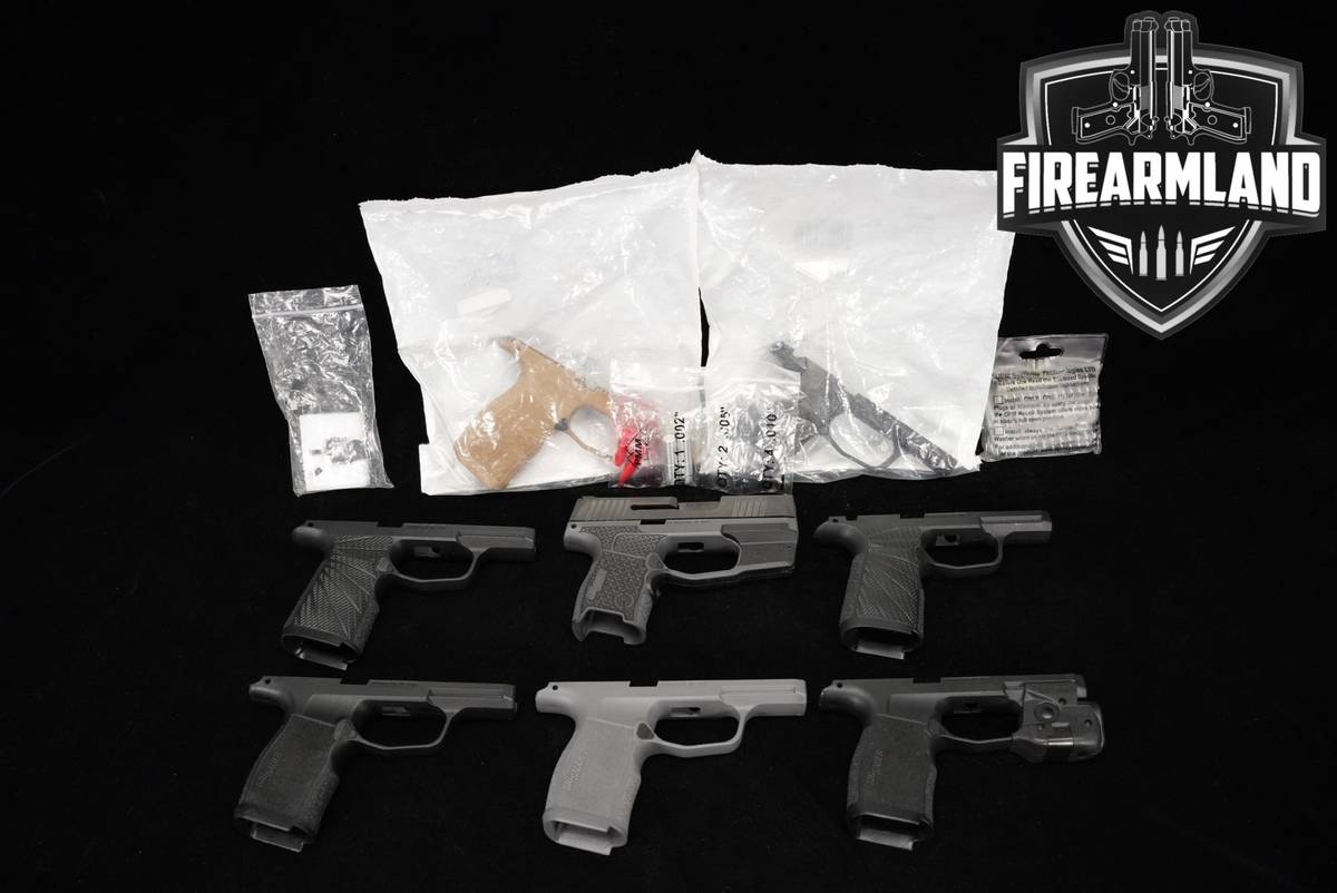 EIGHT 8 Sig Sauer P365 Grip Modules & One Slide 9mm Luger Kits P-365