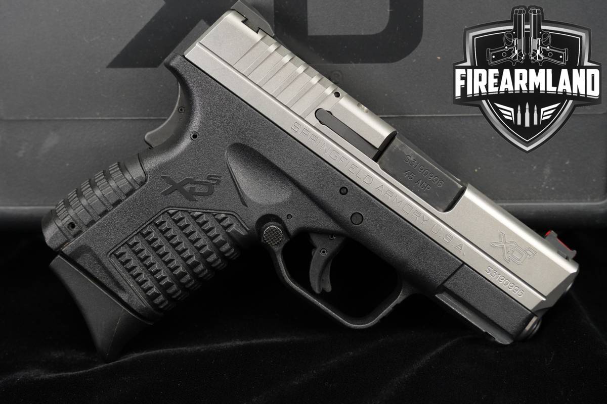 Springfield Armory XD-S 45 ACP 3.3" Two-Tone Stainless XDS +ORIG CASE