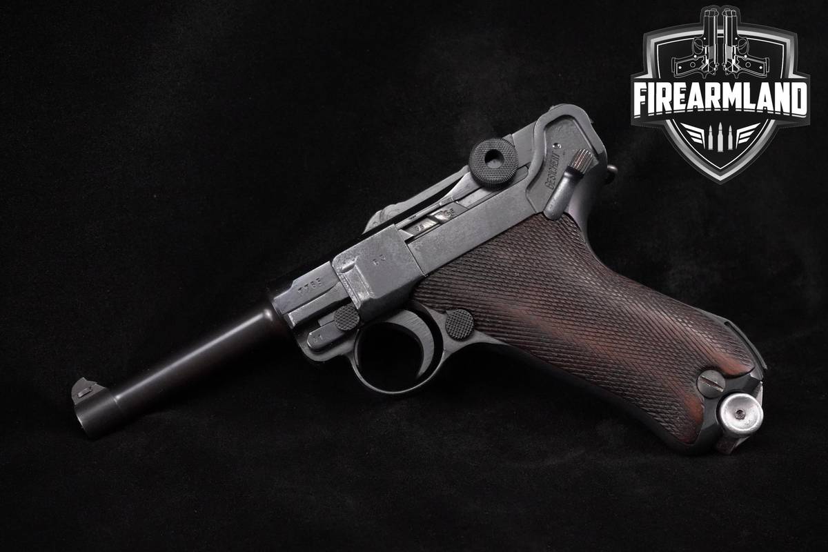 THIRD-REICH 1937 Mauser P.08 Luger S/42 9mm 3.9" P08 P-08 WW2 +HOLSTER