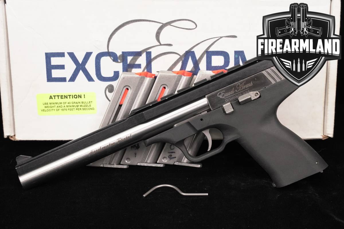 Excel Arms MP-22 Accelerator Pistol 22WMR 8.5" MP22 +4 MAGS & ORIG BOX