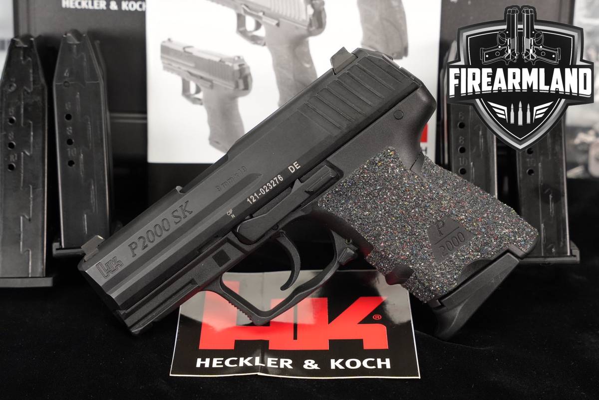 Heckler & Koch P2000 SK V2 LEM H&K 9mm P-2000 +7 MAGS & ORIG CASE