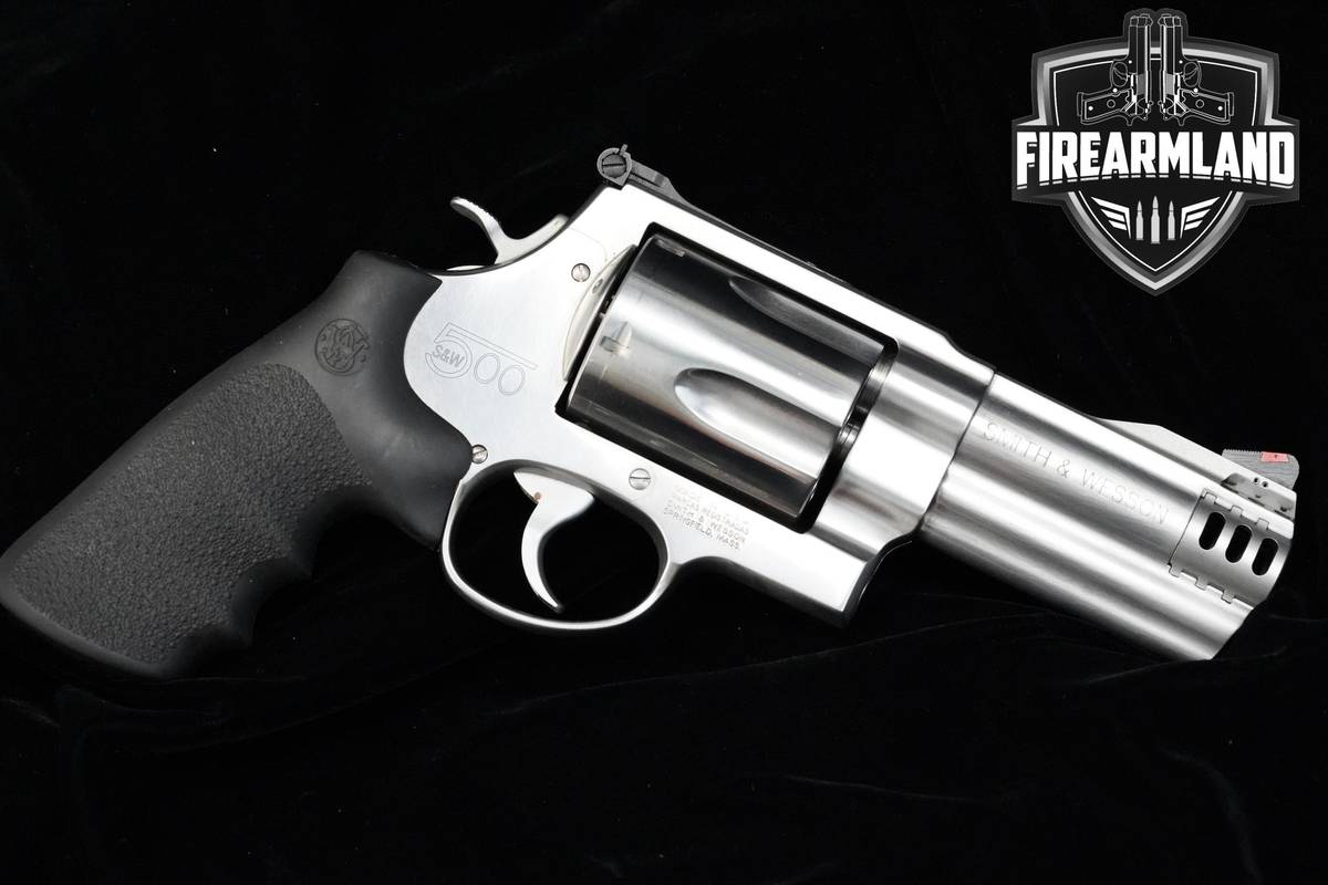 Smith & Wesson (S&W) Model 500 S&W Magnum 4" Stainless Steel 500 DA/SA