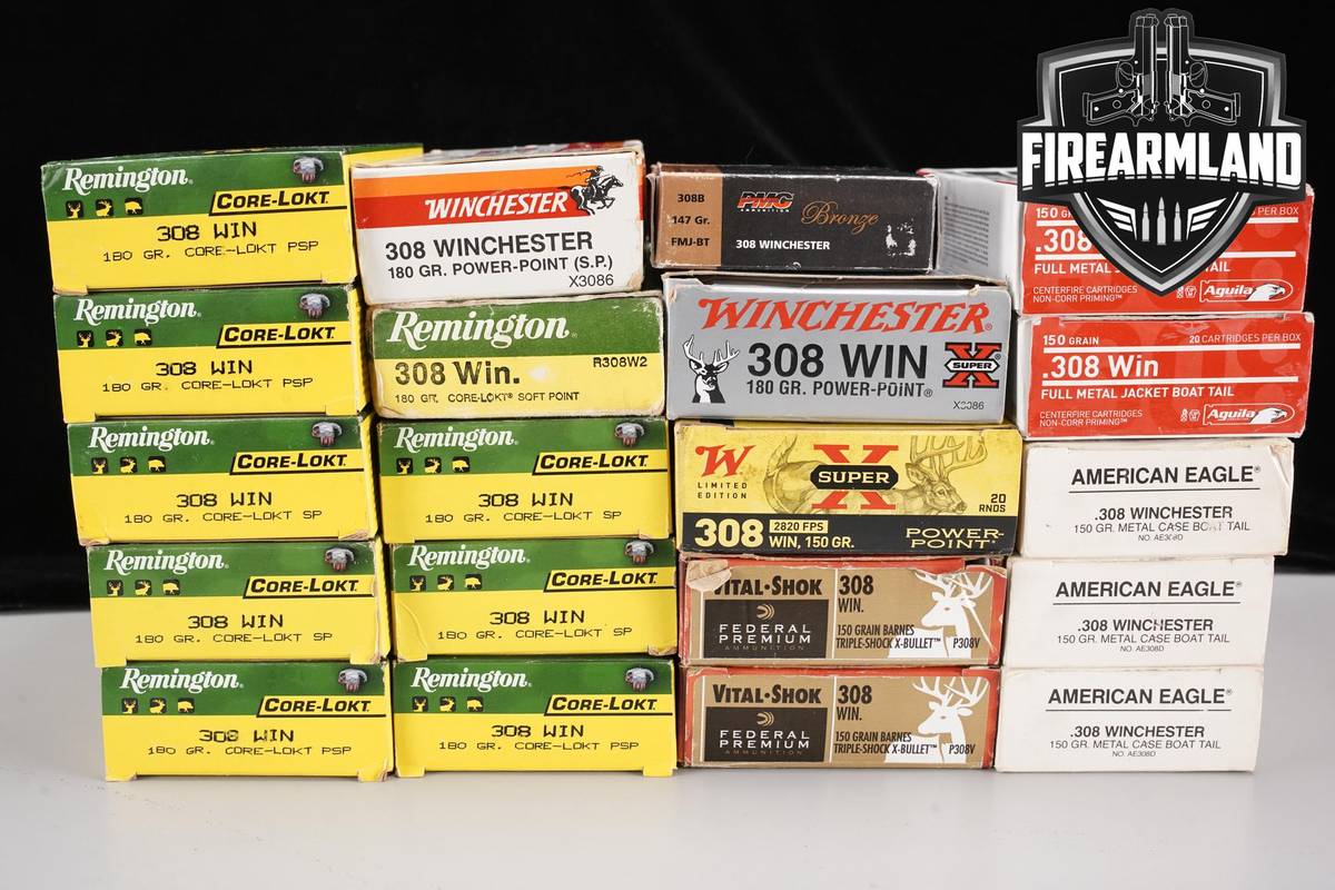 400 RDS! 308 Winchester Ammo 308Win