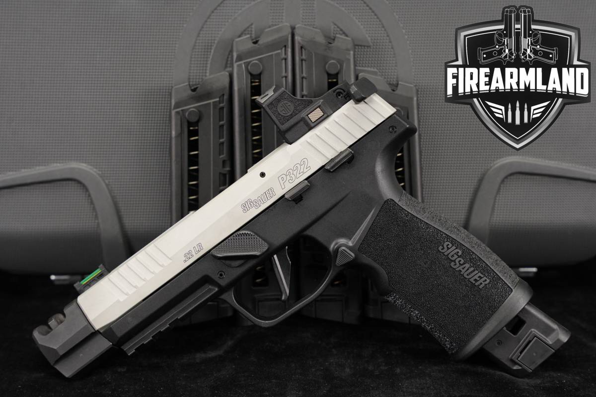 Sig Sauer P322 COMP 22LR 4" P 322 +5 MAGS, ORIG CASE, ROMEO OPTICS