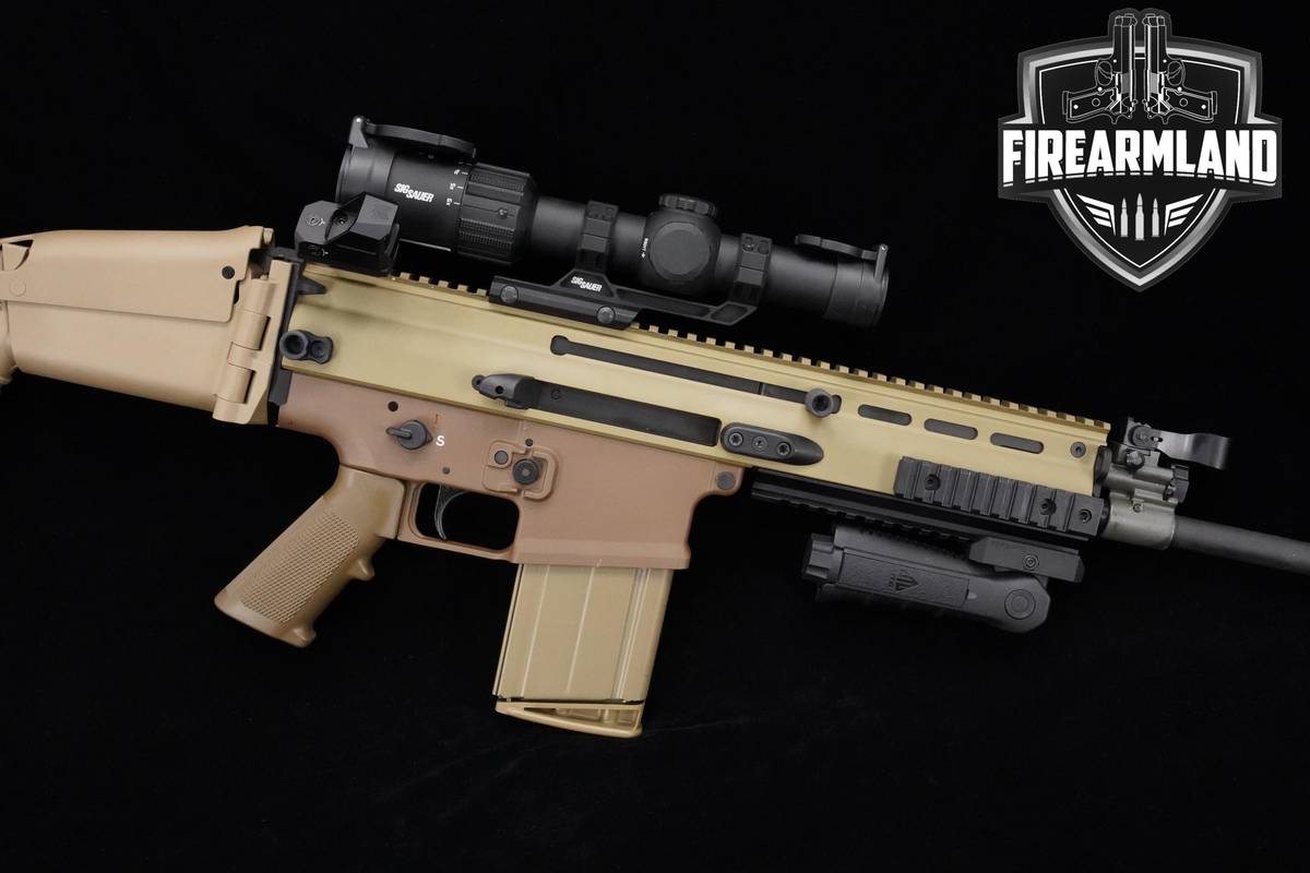 FN SCAR 17S NRCH 7.62 NATO 16.2" FDE FN 17-S TACTICAL +LPVO OPTIC