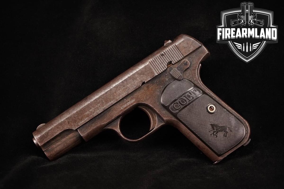 1918 Colt 1903 Pocket Hammerless 32 ACP 4.0" Blued