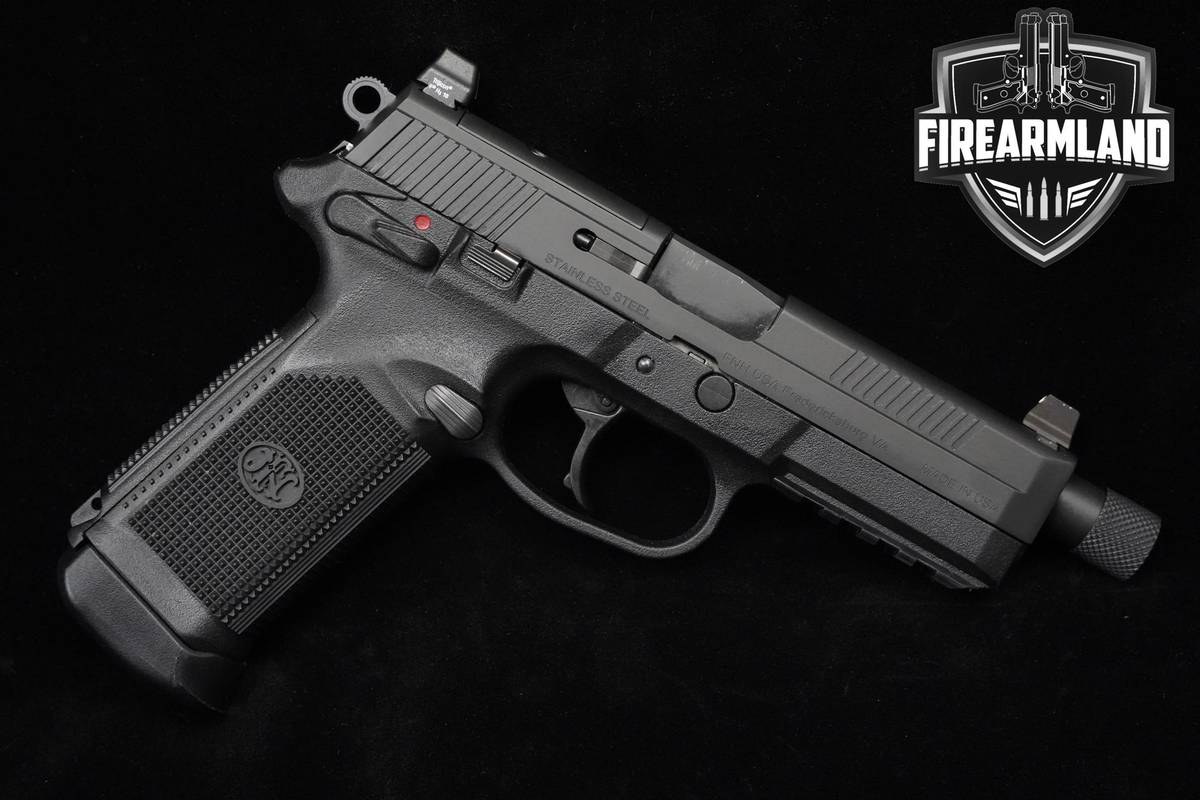 FN FNP-45 Tactical 45 ACP 5.25" FN-FNP-45 FNP-45T OPTIC READY +ORIG CASE
