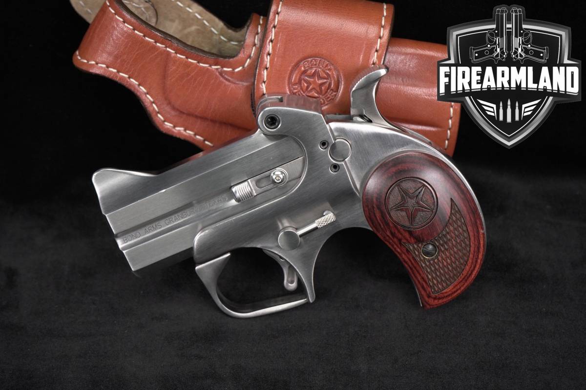 Bond Arms Texas Defender 357 Magnum 3" DERRINGER +HOLSTER