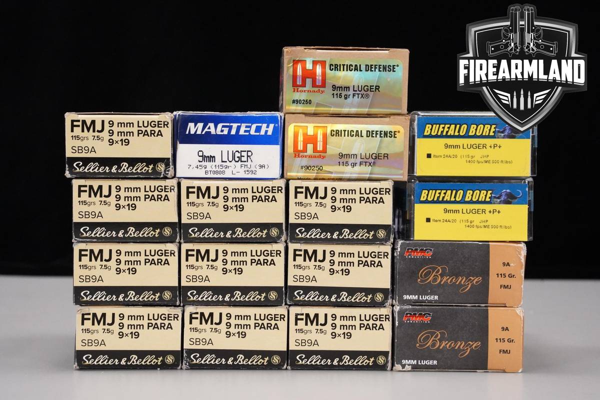 9mm Ammunition 9mm-Luger 740 ROUNDS