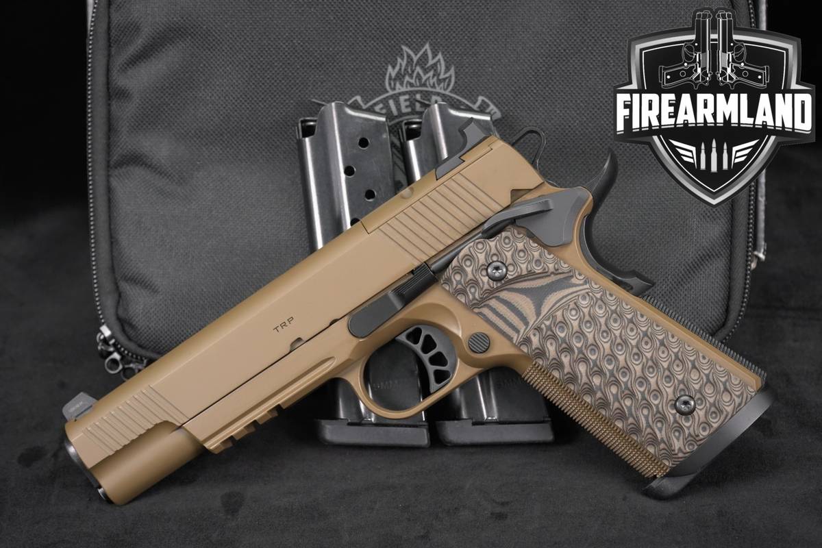Springfield Armory 1911 TRP AOS 9mm 5" Coyote Brown +3 MAGS & ORIG BOX