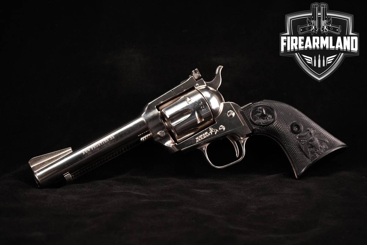 1971 C&R Colt New Frontier 22LR 4.75" Nickel +ORIG CASE