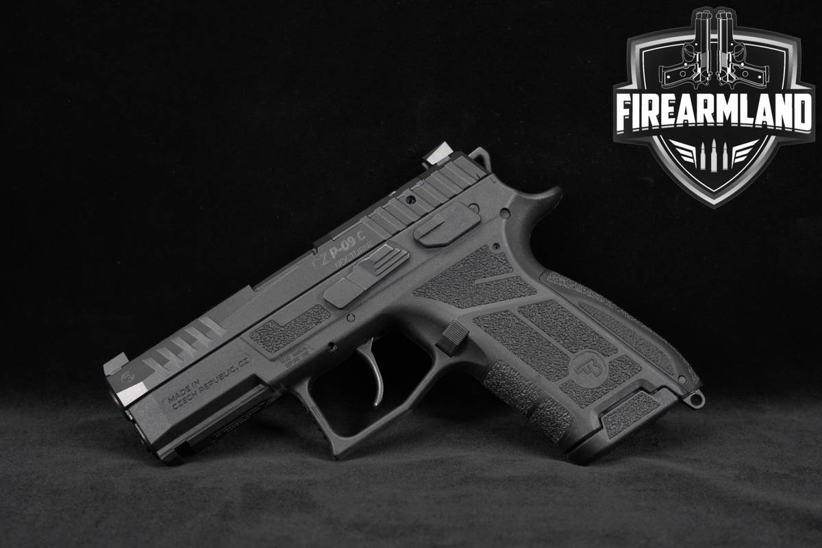 LIKE-NEW CZ P-09 C Nocturne 9mm 3.74 +2 MAGS & HOLSTER