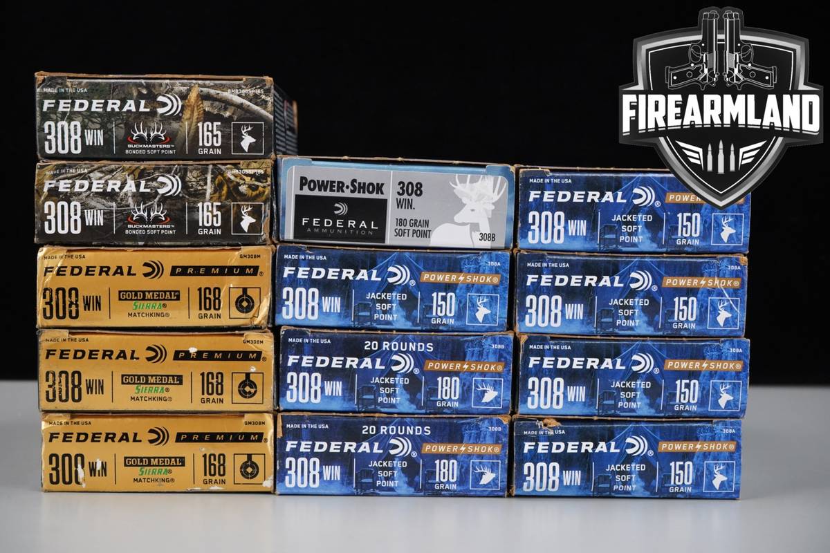 260 RDS! 308 Winchester Ammo 308Win
