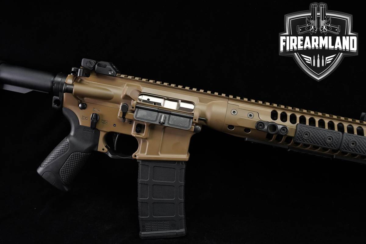 LWRC M6IC IC‑SPR 5.56 NATO AR-15 AR15 16.5" FDE & Black +GEISSELE