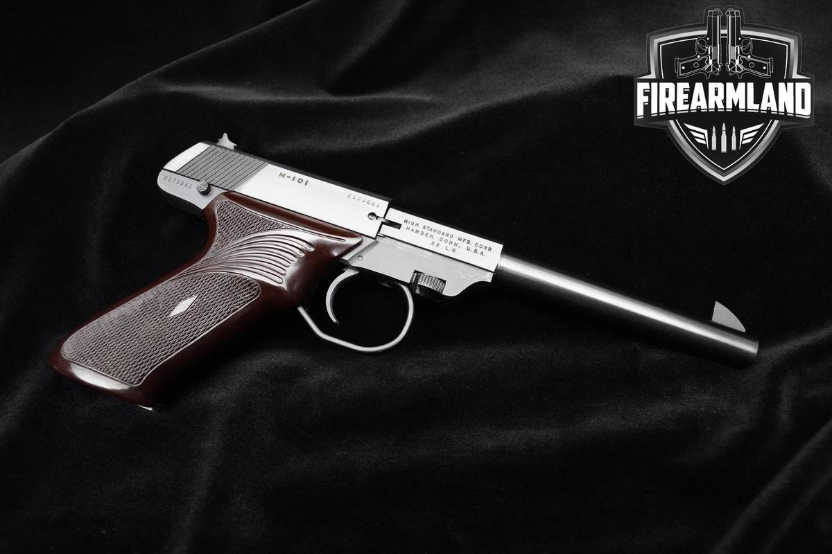 1971-73 High Standard M-101 The Plinker 22LR 10+1 Blued High 22-LR Standard