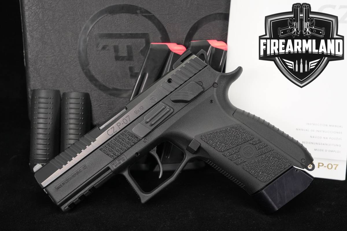 CZ P-07 9mm 3.8" CZ75 P07 OMEGA SYSTEM +3 MAGS & ORIG CASE