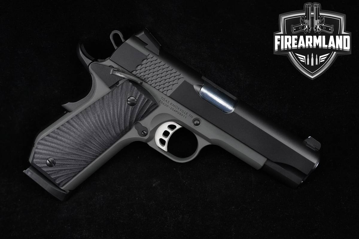 Tisas 1911 Series 70 Carry Stingray 45 ACP 4.25" Two-Tone Black & Gray