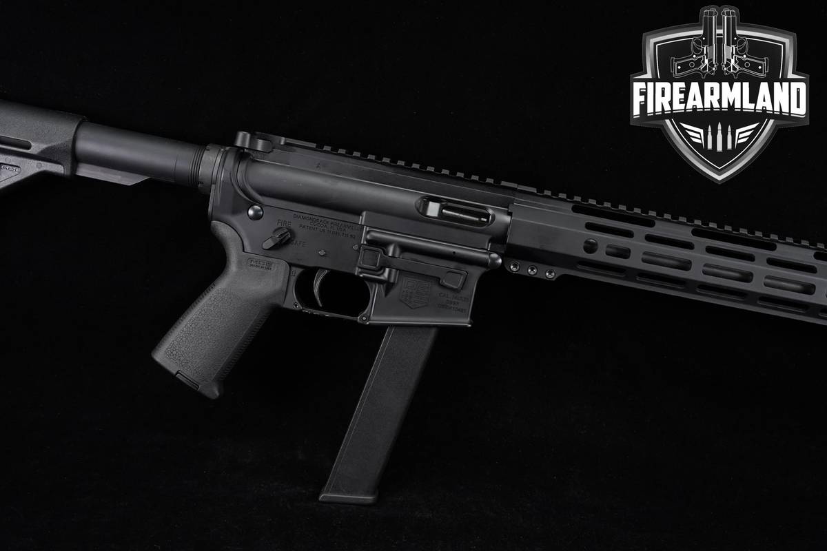 GLOCK-MAG Diamondback DB9R Carbon Series 9mm AR-9 AR15 16" AR9 Rifle